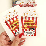 Have a Poppnin' Valentine's Day Popcorn Stickers - XOXOKristen