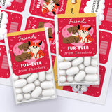 Friends Fur-ever Valentine's Day Stickers for Tic Tacs