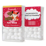 Friends Fur-ever Valentine's Day Stickers for Tic Tacs