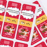 Friends Fur-ever Valentine's Day Stickers for Tic Tacs