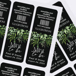 Black & Greenery Tic Tac Labels - XOXOKristen