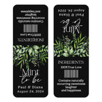 Black & Greenery Tic Tac Labels - XOXOKristen