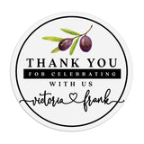 Olive Favor Stickers