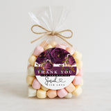 Plum Thank you for Showering Stickers