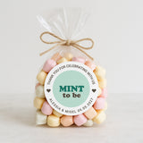 Mint to Be Favor Stickers