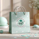 Mint to Be Favor Stickers