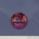 Plum Thank you for Showering Stickers