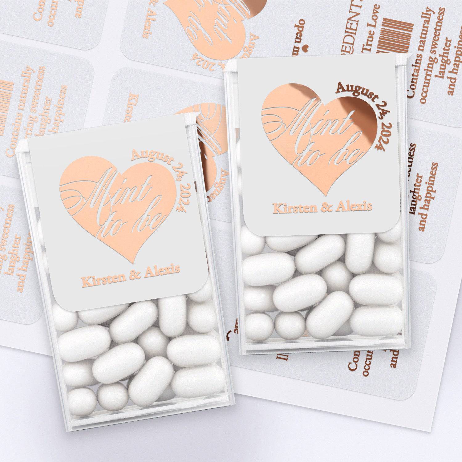Bold Heart Tic Tac Stickers - XOXOKristen