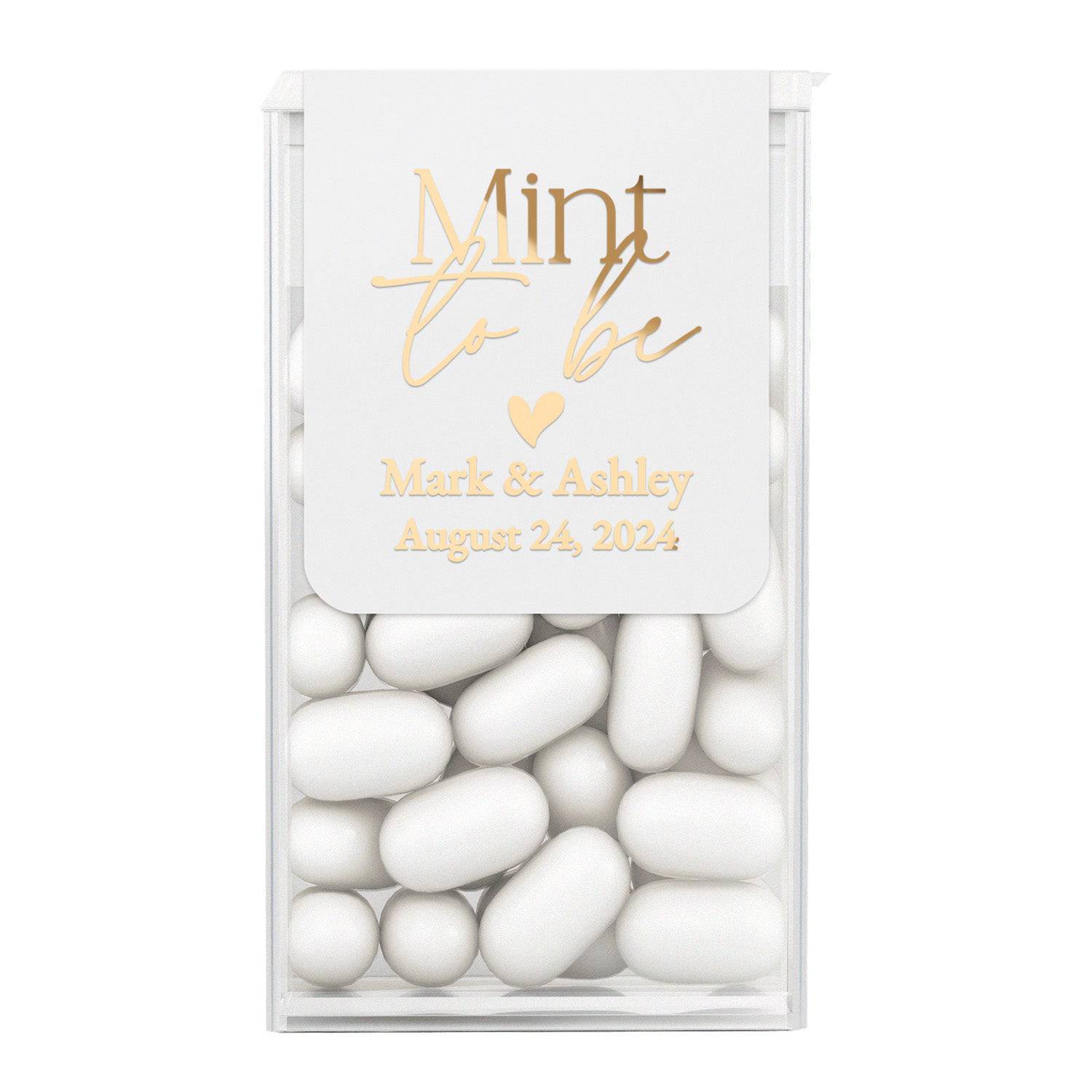 Elegant Foiled Tic Tac Stickers - XOXOKristen