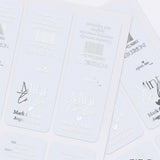 Elegant Foiled Tic Tac Stickers - XOXOKristen