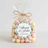 Greenery Wedding Favor Stickers