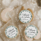 Greenery Wedding Favor Stickers