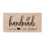 Kraft Handmade with Love Stickers