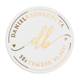 Personalized Monograms Wedding Sticker - XOXOKristen