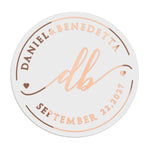 Personalized Monograms Wedding Sticker - XOXOKristen