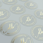Personalized Monograms Wedding Sticker - XOXOKristen