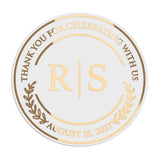 Laurel wreath favor sticker - XOXOKristen