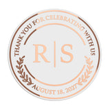 Laurel wreath favor sticker - XOXOKristen