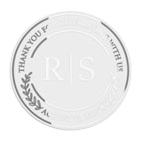 Laurel wreath favor sticker - XOXOKristen