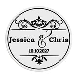 Royal Wedding Clear Wedding Stickers - XOXOKristen
