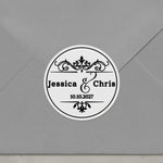 Royal Wedding Clear Wedding Stickers - XOXOKristen