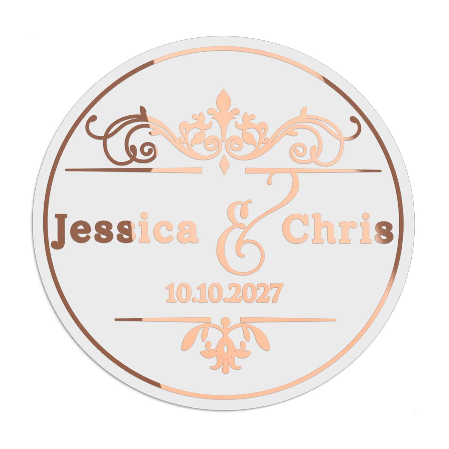 Royal Wedding Clear Wedding Stickers - XOXOKristen