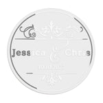Royal Wedding Clear Wedding Stickers - XOXOKristen