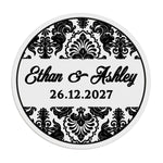Damask Ornaments Wedding Sticker - XOXOKristen