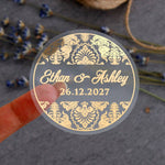 Damask Ornaments Wedding Sticker - XOXOKristen
