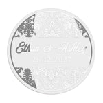 Damask Ornaments Wedding Sticker - XOXOKristen