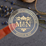 Thank you ornament Wedding Sticker - XOXOKristen