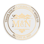 Thank you ornament Wedding Sticker - XOXOKristen