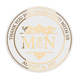 Thank you ornament Wedding Sticker - XOXOKristen