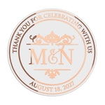 Thank you ornament Wedding Sticker - XOXOKristen