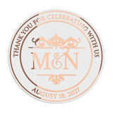 Thank you ornament Wedding Sticker - XOXOKristen