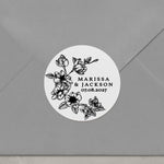Magnolia Floral Wedding Sticker - XOXOKristen