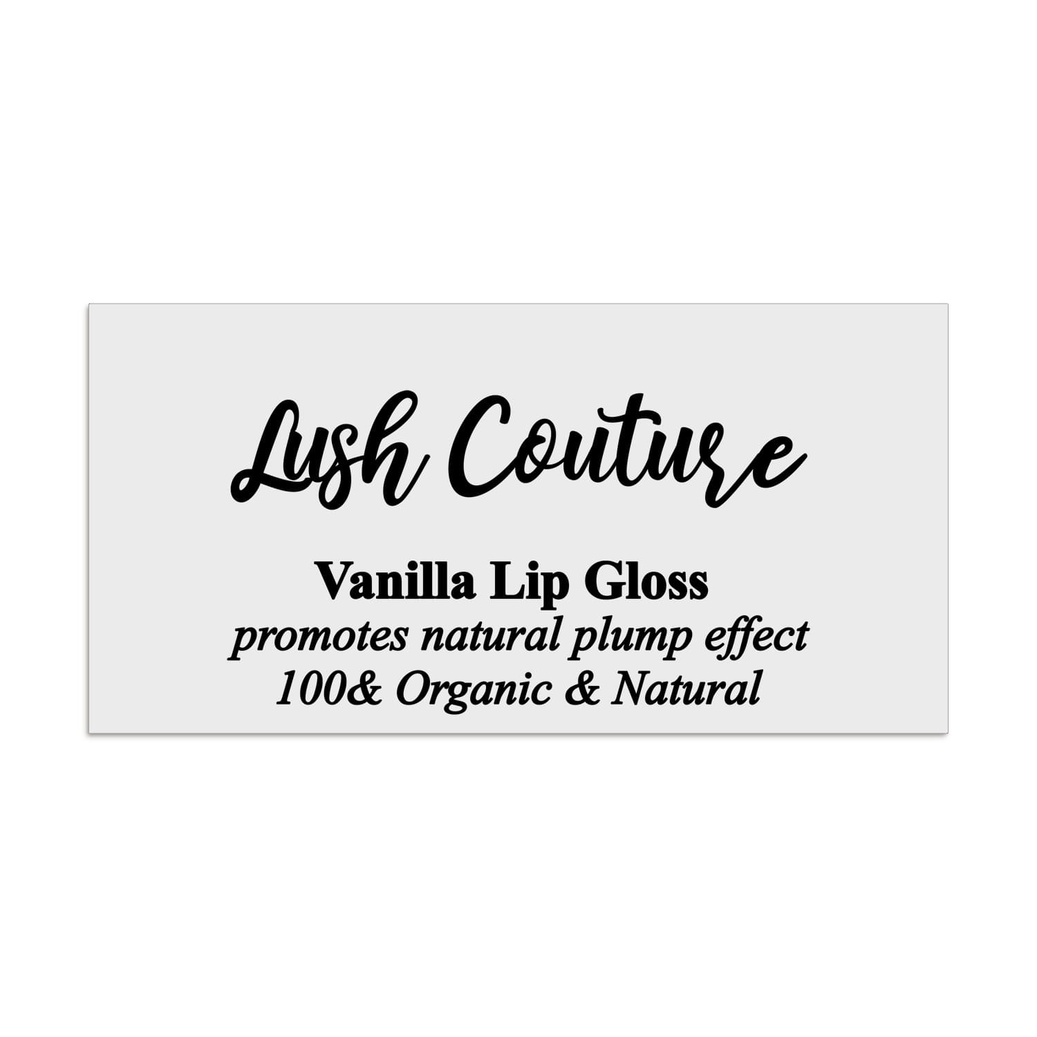 Rectangular branding label with bold handwritten script headline paired with smaller serif subtext, printed in black on white – XOXOKristen.