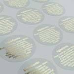 Round Product Ingredients Stickers - XOXOKristen