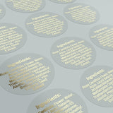 Round Product Ingredients Stickers - XOXOKristen