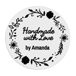 Floral Handmade with Love Stickers - XOXOKristen