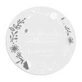 Floral Handmade with Love Stickers - XOXOKristen