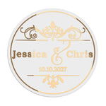 Royal Wedding Clear Wedding Stickers - XOXOKristen