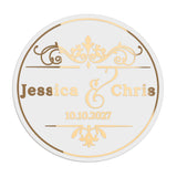 Royal Wedding Clear Wedding Stickers - XOXOKristen