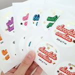 Gold Foiled Business Packaging Retro Labels - XOXOKristen