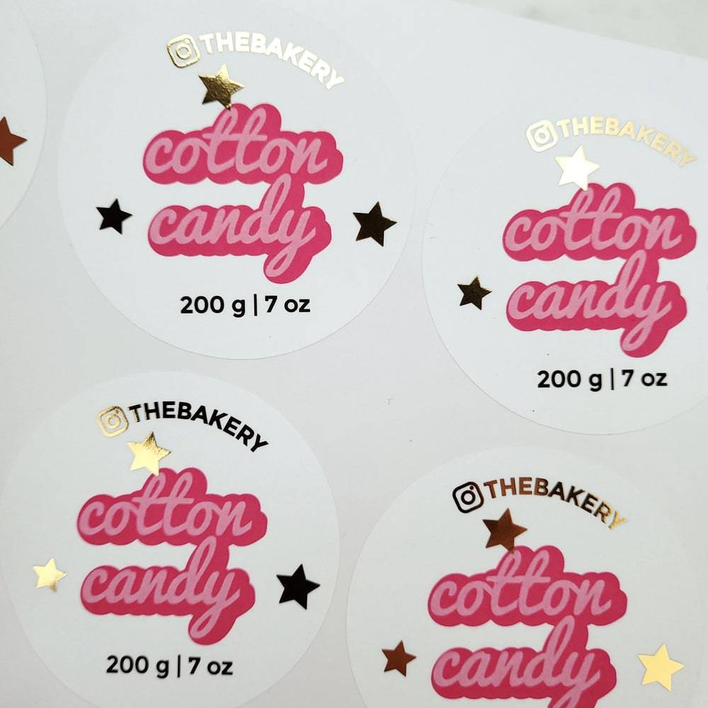 Gold Foiled Business Packaging Retro Labels - XOXOKristen