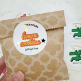 Gold Foiled Business Packaging Retro Labels - XOXOKristen