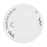 Calligraphy Initials Wedding Stickers - XOXOKristen