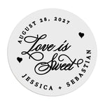 Love is Sweet Wedding Stickers - XOXOKristen