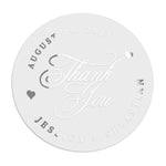 Calligraphy Thank You Wedding Stickers - XOXOKristen