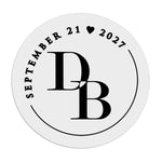 Intertwined Monograms Sticker - XOXOKristen
